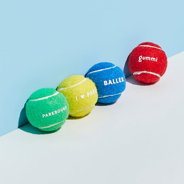 Assorted Mini Tennis Balls Pkg/4 The Container Store